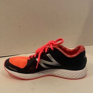 New Balance Women’s Neon Coral and Black Running Sneaker